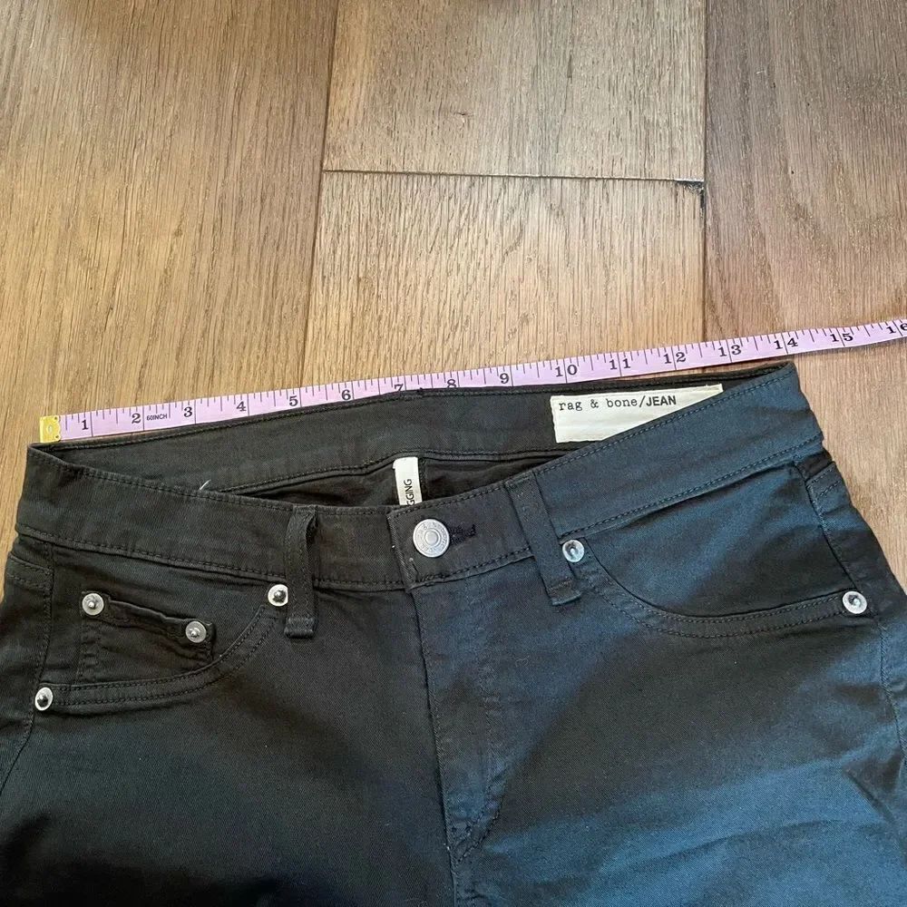 Rag & Bone Skinny Twill Legging Jeans Green Size 28 Intermix - Picture 8 of 12